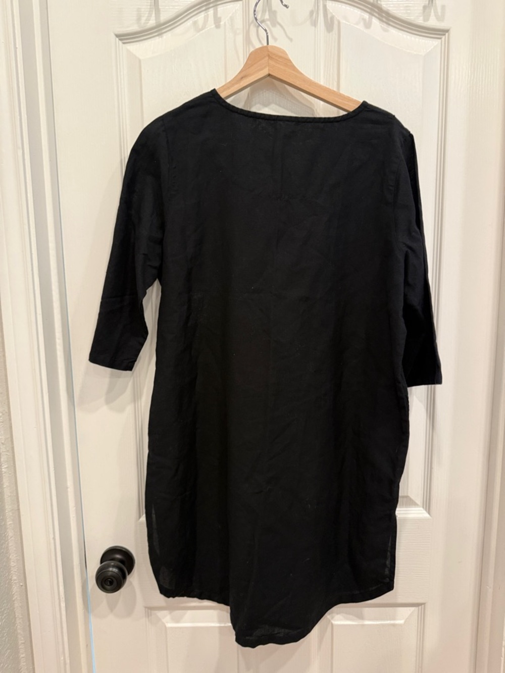 Gundrun Sjoden abstract linen and cotton tunic - Picture 5 of 12